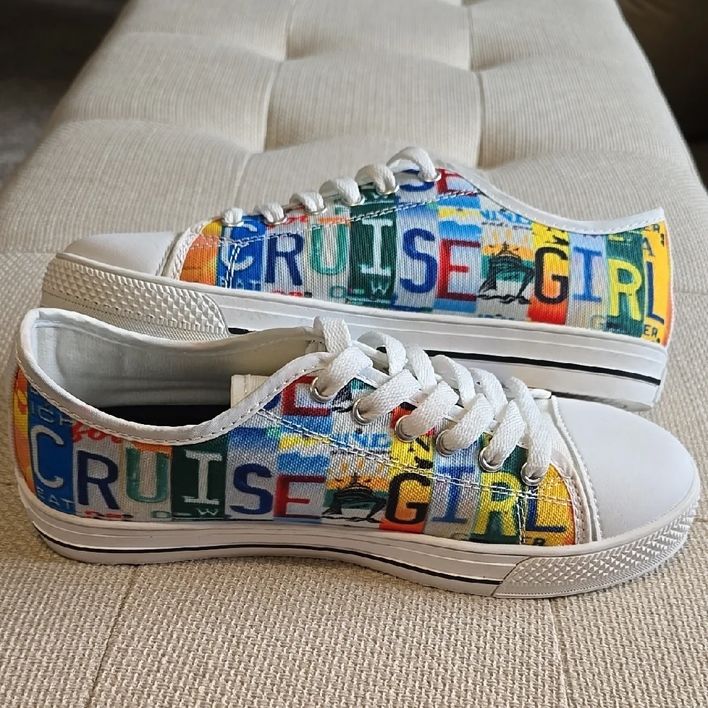 Colorful Womens Sneakers - Picture 2 of 9